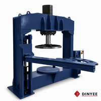 Presse hydraulique robuste à cadre en H pour pneus pleins 160T – Presse à pneus portable pour l'assemblage de pneus pleins de chariots élévateurs