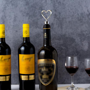 จุกปิดขวดไวน์รูปหัวใจโลหะแบบสุญญากาศสั่งทำพร้อมโลโก้ขายส่ง - Product Image 6