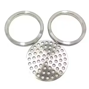 Factory Direct Sells SS304 Tri Clamp Filter Plate Ring Combo Set With Various Specs Micro Mesh Filter Ring