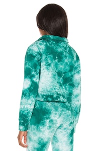 Survêtement Tye Dye de qualité supérieure pour femmes fermeture à glissière belle couleur verte écologique grande taille maternité pour l'hiver - Product Image 3