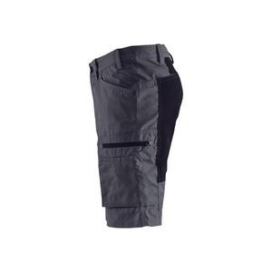 BLAKLADER - 144918459699C56 Service shorts <b>stretch</b> Mid grey/<b>Black</b> - EAN 7330509801901 WORK <b>TROUSERS</b> WORK SHORTS - Product Image 3