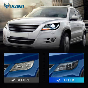 Conjunto de Faro Delantero LED para <span class=keywords><strong>Volkswagen</strong></span> VW Tiguan TSI 2009 2010 2011 2.0t 4Motion Mejora de Faro - Product Image 5