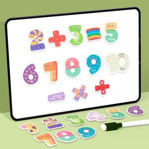 Puzzles magnétiques en lettres et chiffres en gros pour enfants de 3 à 6 <span class=keywords><strong>ans</strong></span>, éducation préscolaire, éveil - Product Image 2