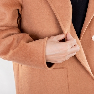 Gabardina de lana de Cachemira de doble cara para <span class=keywords><strong>mujer</strong></span>, abrigos de alta calidad, ropa de otoño - Product Image 5