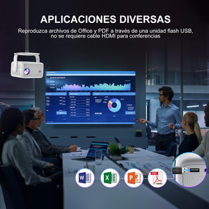 Projecteur Salange, best-seller, projecteur extérieur natif 1080p, <span class=keywords><strong>mini</strong></span> Android 13, home cinéma, vidéo beam, projecteur intelligent, projecteur LCD Bluetooth - Product Image 6