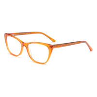 Visualmate Montures de lunettes de haute qualité Montures d'oeil de chat légères à la mode et simples Optique
