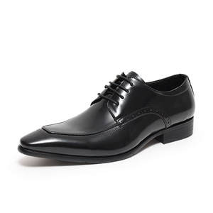 Zapatos Brogue de Piel Genuina y Ante Suave, de Caña Alta y Punta Puntiaguda, con Bordes Perforados, Suela Ligera, Impermeables, Zapatos de Vestir a la Moda - Product Image 5
