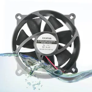 Sıcak satış 92x92x25mm dc12v 24v 48v 5v soğutma fanı sıcak hava fan nemlendirici ip55 ip65 ip68 su geçirmez Fan