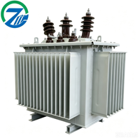 Transformateur de puissance immergé dans l'huile haute tension 10KV 100KVA 500KVA, transformateur de sous-station triphasé pour station industrielle minière