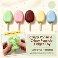 Boîte mystère de crème glacée croustillante, jouet sensoriel ASMR à presser, anti-stress, cadeau promotionnel