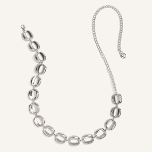 Nouvelle personnalité géométrique cercle monocouche Simple Punk métal corps taille chaîne <span class=keywords><strong>ceinture</strong></span> pour femmes doré argent maigre taille <span class=keywords><strong>ceinture</strong></span> - Product Image 2