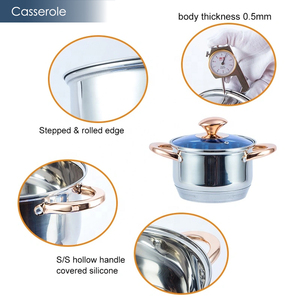 10-Piece Stainless Steel Non-Stick <b>Cookware</b> Set-Kitchen Pots and Pans - Product Image 5