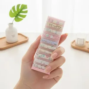 Caja organizadora de 10 compartimentos para papel de transferencia de uñas, impresa en 3D, expositor colorido para almacenamiento de pegatinas de foil, portátil para salón de uñas - Product Image 1