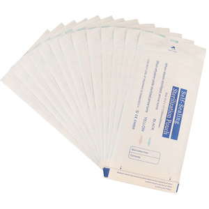 Dental Sterilization <b>Bags</b> Blue Ethylene Oxide Sterilized CE Certified YY/T 0969-2013 Disposable Paper Plastic Pouches - Product Image 2