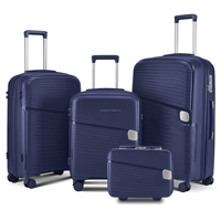 Ensemble de 3 valises à roulettes en PP de haute qualité, nouveau design, sacs de voyage, valises pour voyager