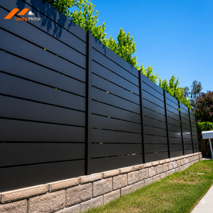 Sistema de Cercas Modulares de Aluminio de Fácil Instalación con Puerta Peatonal a Juego para Proyectos Residenciales y Contratistas - Product Image 1