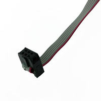 Penjualan Panas Kabel FFC013 FFC Pitch 2.0mm Perakitan Kabel dengan Selubung PVC Abu-abu 2*3P Pita Fleksibel Elektronik Panjang Dapat Disesuaikan Bersertifikasi REACH CE