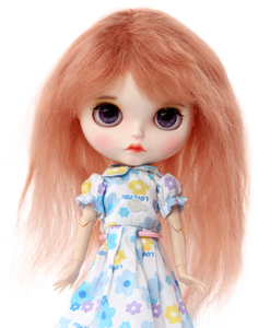 วิกผมตุ๊กตา Blythee ของ Lees Factory ขนาด 25 ซม. รอ<span class=keywords><strong>บ</strong></span>ศีรษะ 10 นิ้ว <span class=keywords><strong>ผม</strong></span>โมแฮร์<span class=keywords><strong>สี</strong></span>แดงสำหรั<span class=keywords><strong>บ</strong></span>ตุ๊กตา Blythee - Product Image 2