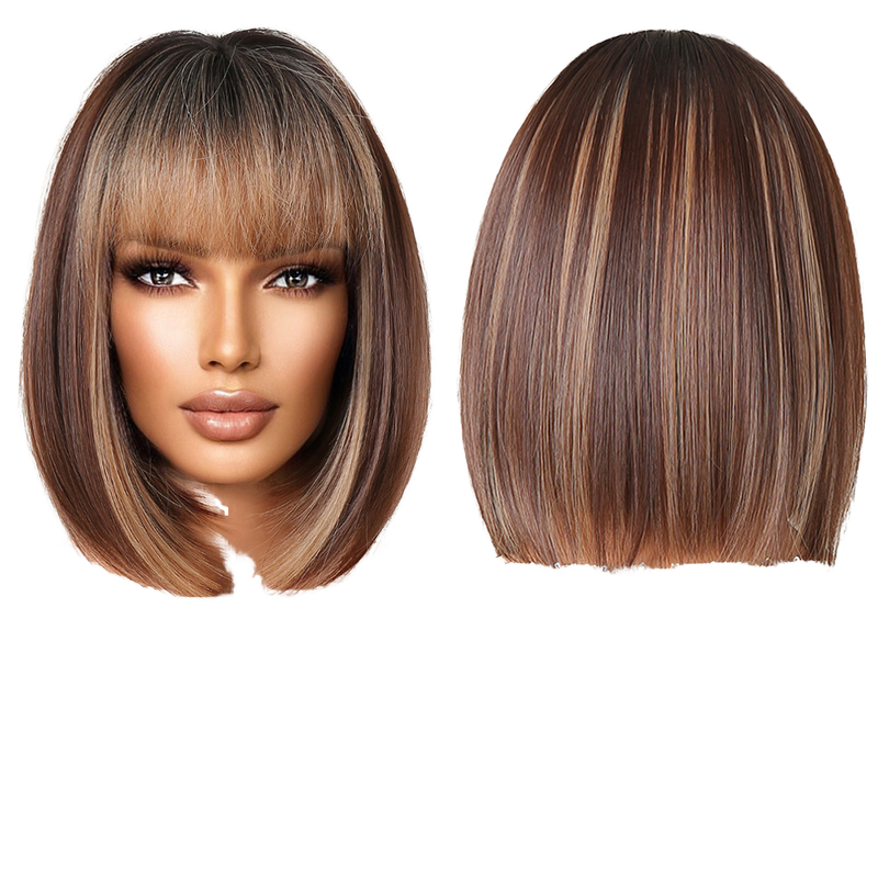 WB06 Women s Straight Bob Wigs