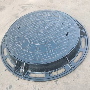 Tròn và vuông dễ uốn sắt đúc <span class=keywords><strong>manhole</strong></span> bìa với khung chết đúc loại - Product Image 3