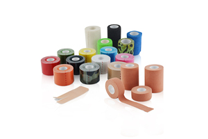 BLUENJOY OEM Diseño personalizado Color Imprimir <span class=keywords><strong>Kinesiotape</strong></span> Impermeable Kinesiología Cinta deportiva 5cm x 5m - Product Image 5