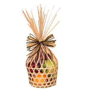 ตะกร้าไม้ไผ่สานด้วยมือคุณภาพสูงดีไซน์เป็นมิตรกับสิ่งแวดล้อมทนทานอย่างยิ่งสำหรับการจัดเก็บและตกแต่งห้องครัว - Product Image 6