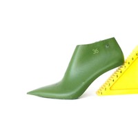 Forme de chaussure en plastique à bout pointu pour femme, talons hauts de 5,5 cm, 7,5 cm, 9,2 cm