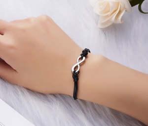 Coeur infini amour charme faire un souhait Bracelets réglable cordon porte-bonheur tissé <span class=keywords><strong>amitié</strong></span> Bracelets cadeau Logo personnalisé Bracelets - Product Image 6