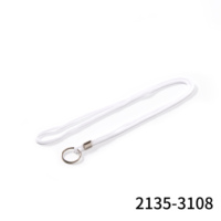 Lanière en polypropylène côtelée unie, durable, avec clip Bull DOG, pour la rentrée scolaire, plusieurs couleurs, en gros, économique, en stock