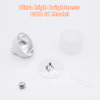 Ampoule LED SKD, pièces détachées E27 B22 5W-60W, coque en aluminium recouvert de plastique, composants bruts de PCB DOB, vente en gros en vrac