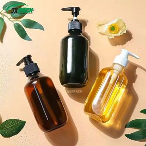 عبوة عناية بالبشرة قابلة لإعادة الملء ، بيضاء/بنية اللون مع رشاش بمضخة محكمة الغلق - Product Image 3
