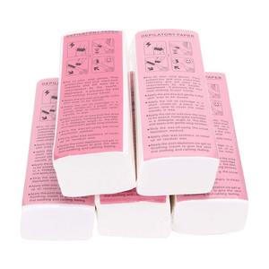 Bandes de cire dépilatoire jetables en non-tissé pour l'épilation corporelle, véganes, en tissu non-tissé, vente en gros - Product Image 2