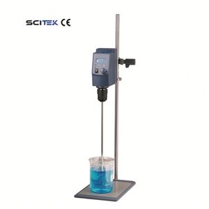 Agitador de Laboratorio Versátil SCITEK con Motor DC sin Escobillas, Pantalla LCD de Velocidad, Control por PC y Transmisión de Datos - Product Image 2