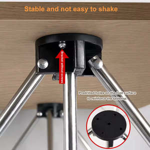 900KG Load Industrial Telescopic Workbench Stand Folding Heavy Duty Stainless Steel Quick Setup 9 <b>Spider</b> Legs for Woodworking - Product Image 6