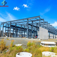 Bâtiment d'entrepôt préfabriqué en acier sur mesure, atelier industriel, hangar métallique pour stockage commercial et construction