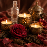 Huile parfumée Rose Oud, huile essentielle florale boisée pure pour la fabrication de bougies, huile parfumée orientale