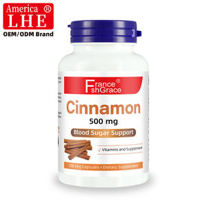 Gran oferta, suplemento de canela, compatible con <span class=keywords><strong>el</strong></span> <span class=keywords><strong>metabolismo</strong></span> saludable de la glucosa, cápsulas vegetales 200, cápsulas de canela para adultos - Product Image 1