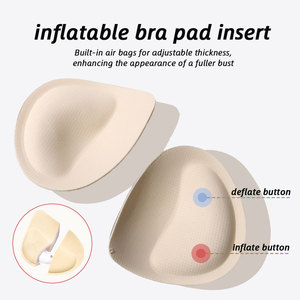 Almohadillas autoadhesivas de silicona para sujetador, inserciones de realce invisibles sin espalda, reutilizables, impermeables, potenciador de senos para <span class=keywords><strong>Bikini</strong></span> de mujer - Product Image 2