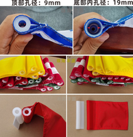 Accessoires de golf avec logo personnalisé, équipement de golf pour parcours de golf, drapeau de golf durable pour l'extérieur, drapeaux de golf en nylon à carreaux avec logo personnalisé