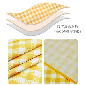Customized <b>Beach</b> Foldable Recycled Rollable Waterproof Non Woven Canvas Bamboo Outdoor Picnic Mat - Product Image 3