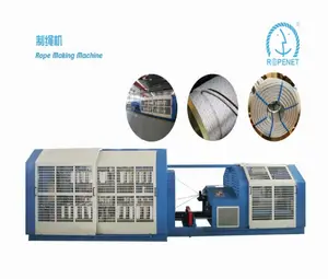 ROPENET Mejor venta de maquinaria de refrigeración por aire PP fillm cuerda extrusora línea de producción de hilo de cuerda soplada de plástico que hace la máquina