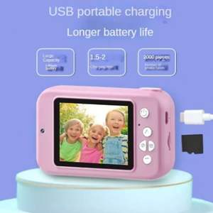 New Style Mini Rabbit Digital <b>Camera</b> Rechargeable <b>Battery</b> 2.4inch Screen Kids <b>Camera</b> Low Light Photography One-Click for - Product Image 4