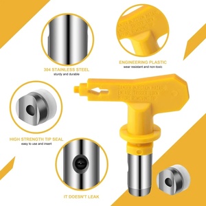 <span class=keywords><strong>Pistola</strong></span> pulverizadora de pintura sin aire eléctrica <span class=keywords><strong>para</strong></span> Punta de boquilla <span class=keywords><strong>Wagner</strong></span>, herramientas de pulverizador sin aire de acero plástico, punta de boquilla - Product Image 6