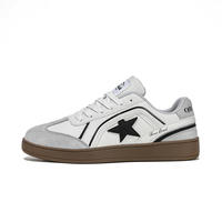 Chaussures montantes unisexes, design rétro américain, fermeture à lacets, cuir véritable, tige en microfibre, légères, chaussures de marche d'hiver