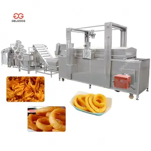 Gelgoog Fried Crispy Onion Chips Shallot Flakes Frying Line Onion Rings Making Machine