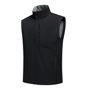 Chaleco softshell unisex impermeable y resistente al desgaste con logotipo personalizado al por mayor, chaleco para senderismo al aire libre. - Product Image 6