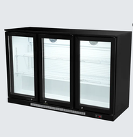 Mini réfrigérateur 3 portes pour bar d'hôtel Réfrigérateur/glacière pour affichage de bière
