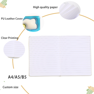 สมุดโน้ตนักเรียนแบบหนา A5 ลายเมฆ 3 มิติ ป้องกันน้ำ ปิดผนึกอย่างดี พร้อมโลโก้สั่งทำได้  วัสดุผ้า PP  ของขวัญสุดสร้างสรรค์ - Product Image 3
