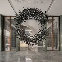 Lustre long en acier inoxydable argenté de luxe avec pierres et cristaux, pour escalier, couloir, hall, lumière suspendue moderne à LED pour la maison, intérieur