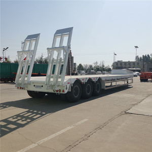 Nuevo Remolque de Plataforma Baja de 2, 3 y 4 Ejes para Transporte de Maquinaria y Productos, Remolque de Plataforma Baja a Precio Económico en Venta - Product Image 2